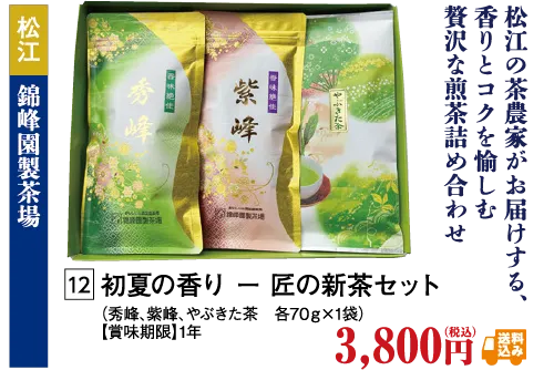 初夏の香り・匠の新茶セット